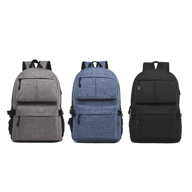 Universal Multi-Function Oxford Cloth Laptop Shoulders Bag Backpack with External USB Charging Port, Size: 46x32x12cm, For 15.6 inch and Below Macbook, Samsung, Lenovo, Sony, DELL Alienware, CHUWI, ASUS, HP