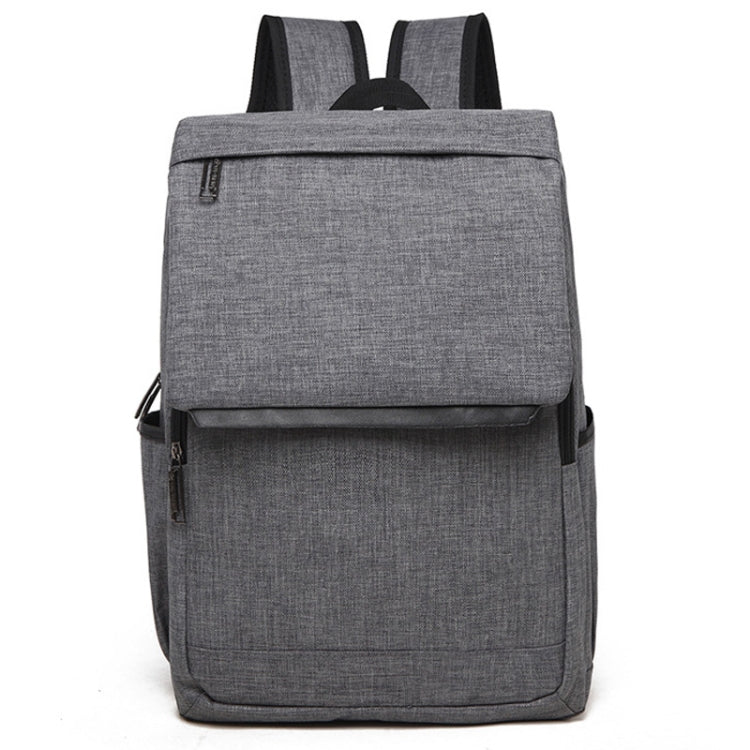 Universal Multi-Function Canvas Laptop Computer Shoulders Bag Leisurely Backpack Students Bag, Size: 42x30x12cm, For 15.6 inch and Below Macbook, Samsung, Lenovo, Sony, DELL Alienware, CHUWI, ASUS, HP