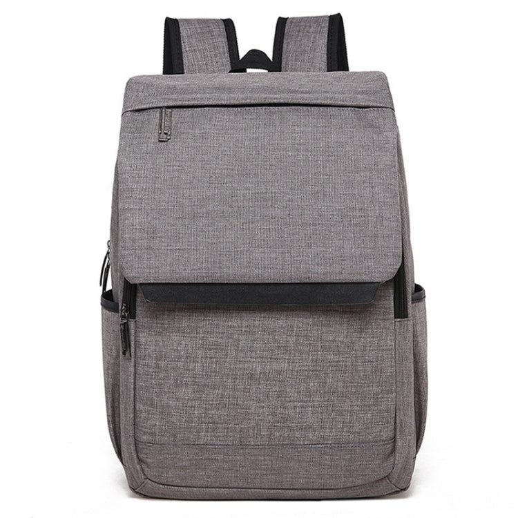 Universal Multi-Function Canvas Laptop Computer Shoulders Bag Leisurely Backpack Students Bag, Size: 42x30x12cm, For 15.6 inch and Below Macbook, Samsung, Lenovo, Sony, DELL Alienware, CHUWI, ASUS, HP