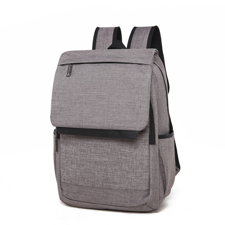 Universal Multi-Function Canvas Laptop Computer Shoulders Bag Leisurely Backpack Students Bag, Size: 42x30x12cm, For 15.6 inch and Below Macbook, Samsung, Lenovo, Sony, DELL Alienware, CHUWI, ASUS, HP