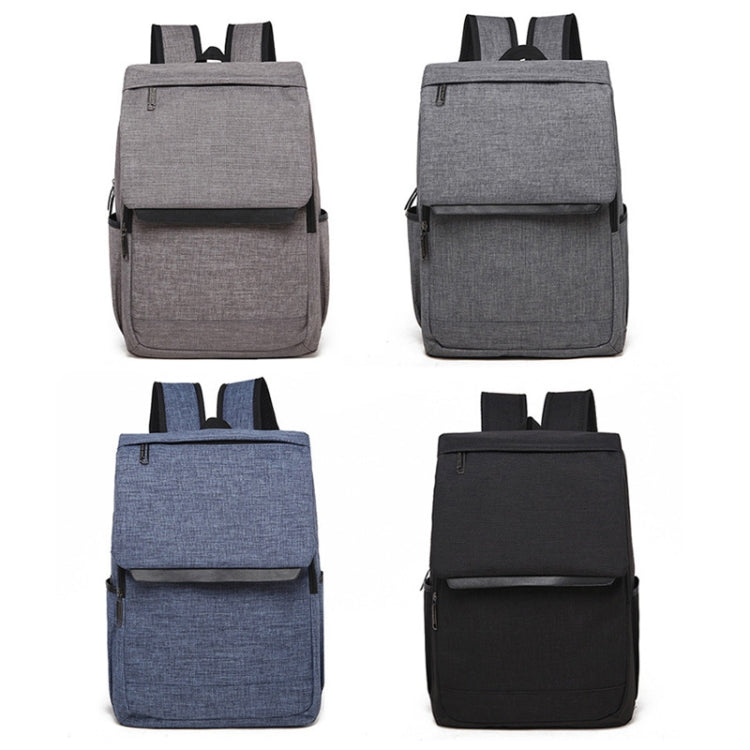 Universal Multi-Function Canvas Laptop Computer Shoulders Bag Leisurely Backpack Students Bag, Size: 42x30x12cm, For 15.6 inch and Below Macbook, Samsung, Lenovo, Sony, DELL Alienware, CHUWI, ASUS, HP