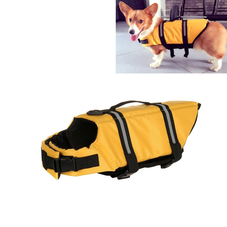Pet Saver Dog Reflective Stripes Life Vest Jacket for Swimming Boating Surfing, Size: XS