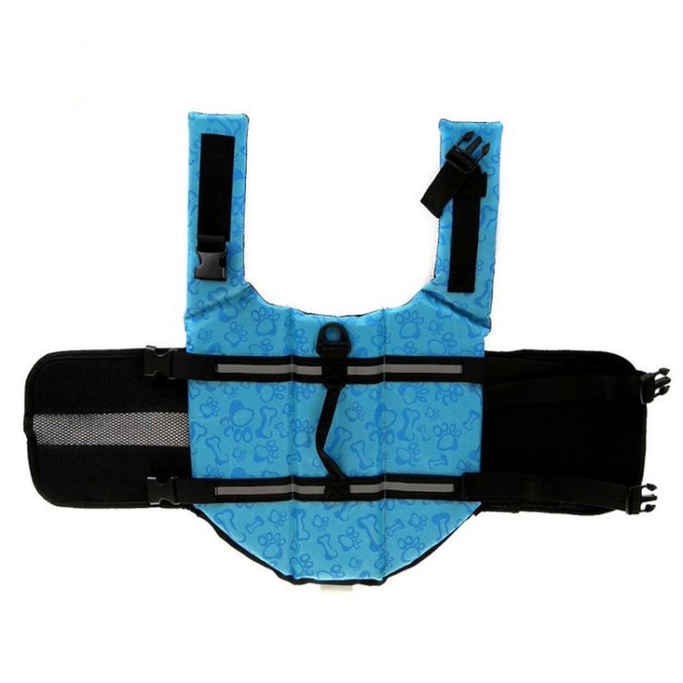 Pet Saver Dog Reflective Stripes Life Vest Jacket for Swimming Boating Surfing, Size: S