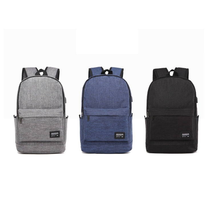 Universal Multi-Function Oxford Cloth Laptop Shoulders Bag Backpack with External USB Charging Port, Size: 45x31x16cm, For 15.6 inch and Below Macbook, Samsung, Lenovo, Sony, DELL Alienware, CHUWI, ASUS, HP(Black)