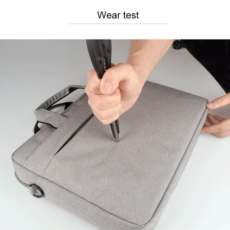 Breathable Wear-resistant Thin and Light Fashion Shoulder Handheld Zipper Laptop Bag with Shoulder Strap, For 13.3 inch and Below Macbook, Samsung, Lenovo, Sony, DELL Alienware, CHUWI, ASUS, HP