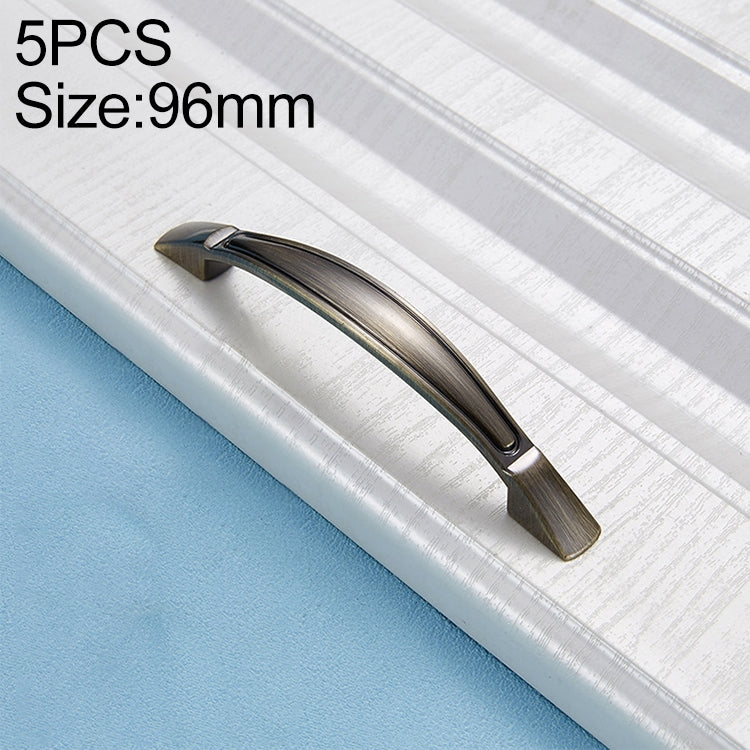 5 PCS 4091 Cyan Ancient 96 Drawer Cabinet Door Bronze Handle