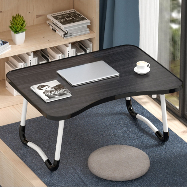 W-shaped Non-slip Legs Adjustable Folding Portable Laptop Desk without Card Slot