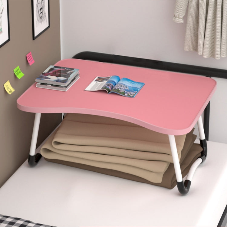 W-shaped Non-slip Legs Adjustable Folding Portable Laptop Desk without Card Slot