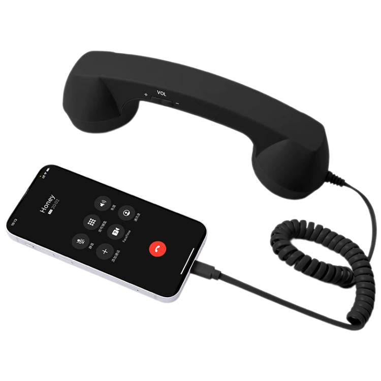 Type-C Plug Mic Retro Telephone Anti-radiation Cell Phone Handset Receiver