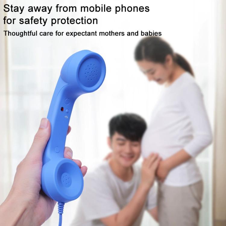 Type-C Plug Mic Retro Telephone Anti-radiation Cell Phone Handset Receiver