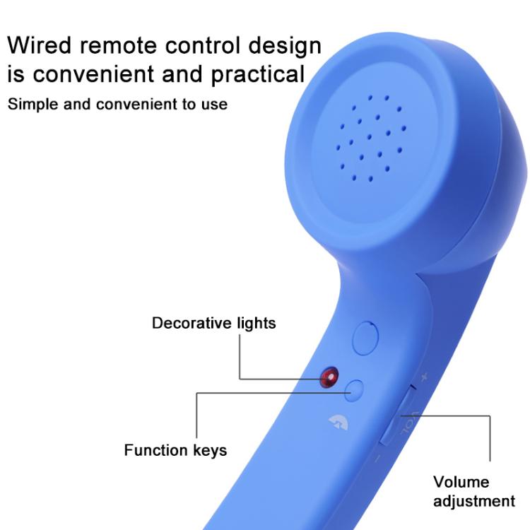 Type-C Plug Mic Retro Telephone Anti-radiation Cell Phone Handset Receiver