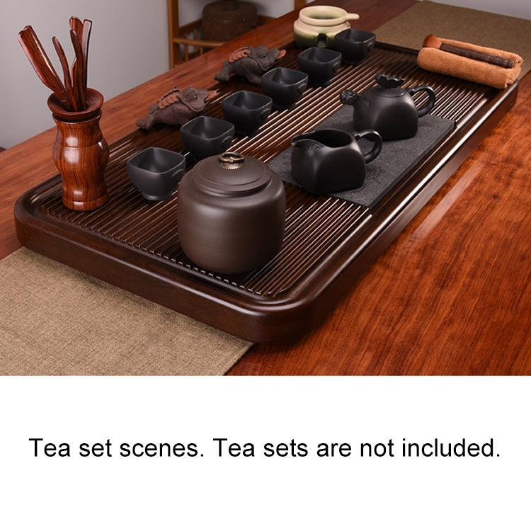 Household Solid Wood Drainage Type Rectangle Tea Tray Tea Table,The Land Of Woods And Waters, Size: 80.5x41x5cm