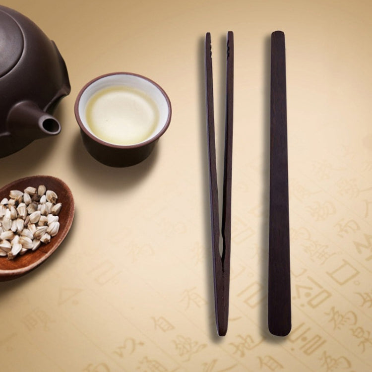 Tea Table Ebony Clip Tweezers Wooden Tea Accessories