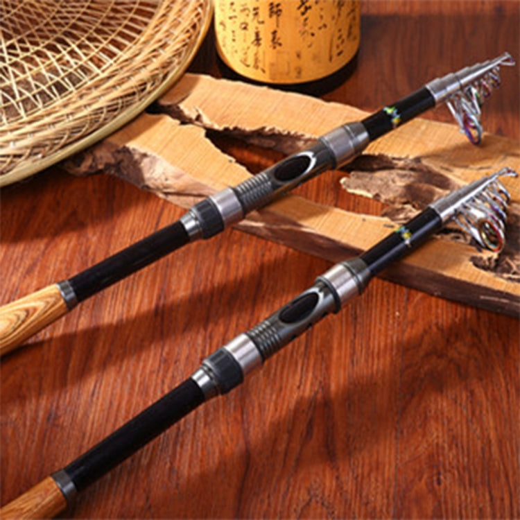 2.4m Carbon Pole  Travel Portable Fishing Pole,Random Color Delivery