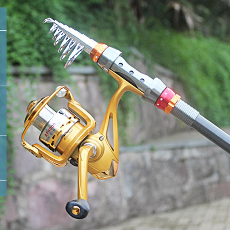 2.7m Carbon Pole Travel Portable Fishing Pole,Random Color Delivery