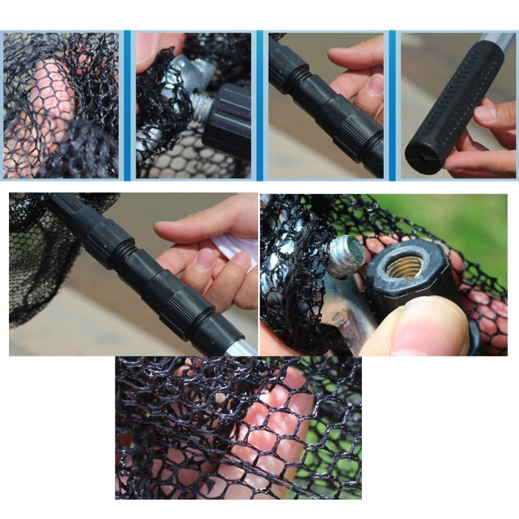 1.5m 3 Sections Aluminum alloy Dip Net (Rod and a Net)