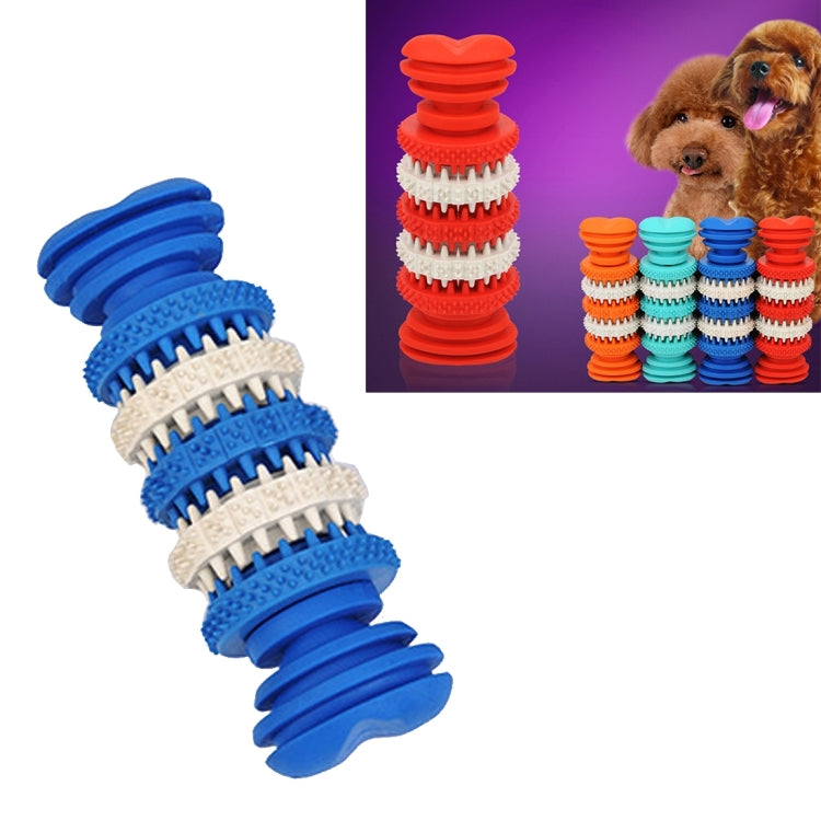 Dog Toy  for Pets Tooth Cleaning Chewing Toys of Non-Toxic Soft Rubber , Small Size,Length:12cm