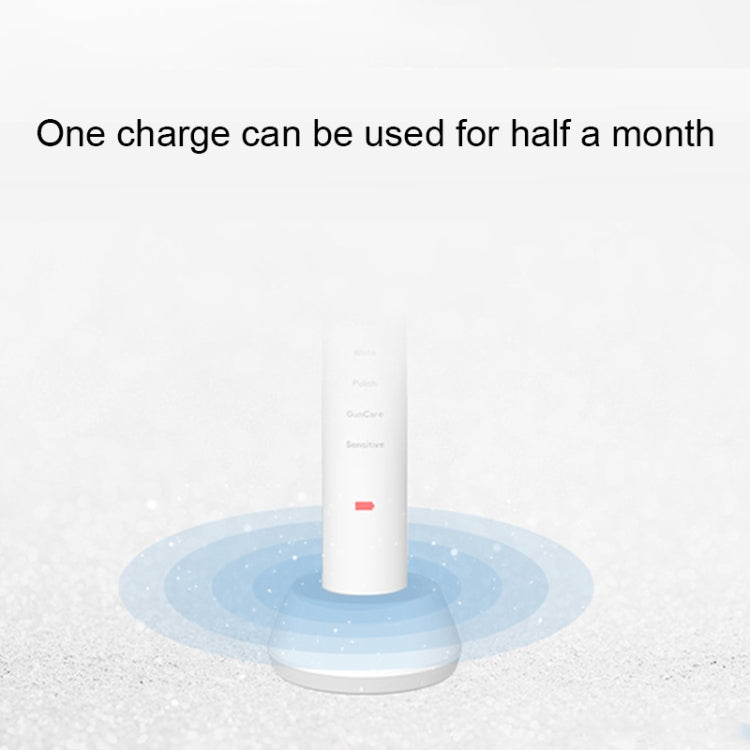 Ultrasonic Waterproof Smart Timer Wireless Inductive Charging Toothbrush