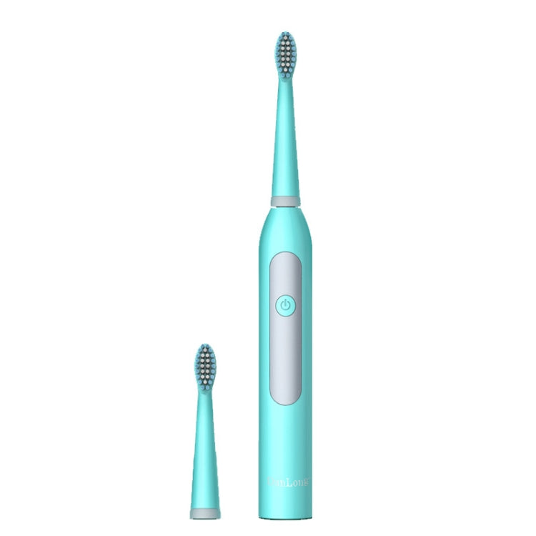LOHASMAS Smart Button Type Ultrasonic Waterproof Electric Toothbrush (Blue)