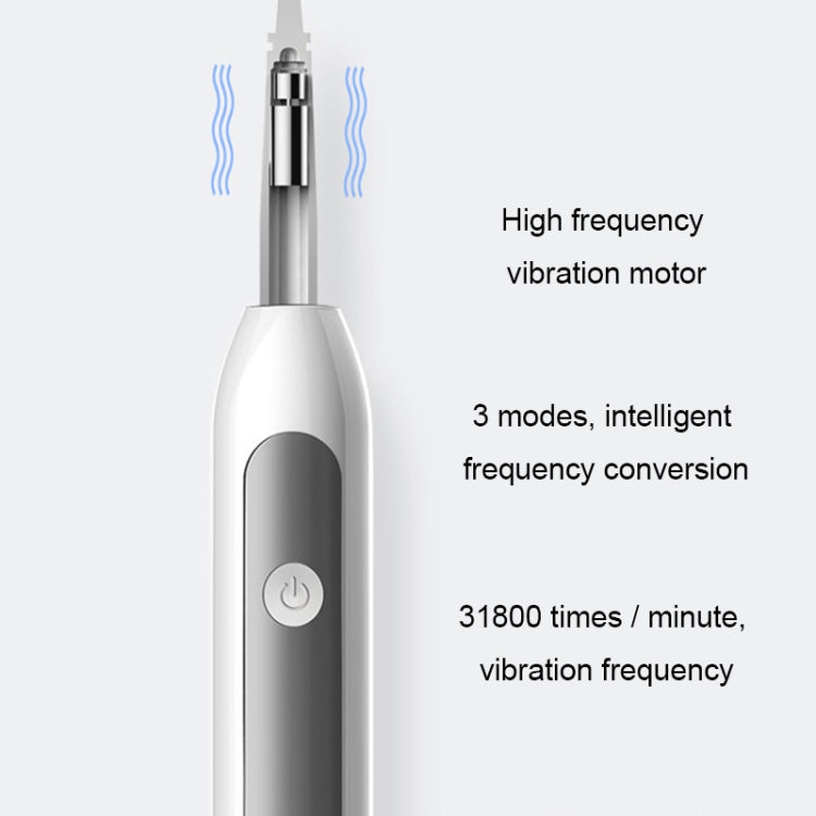 LOHASMAS Smart Button Type Ultrasonic Waterproof Electric Toothbrush (Blue)