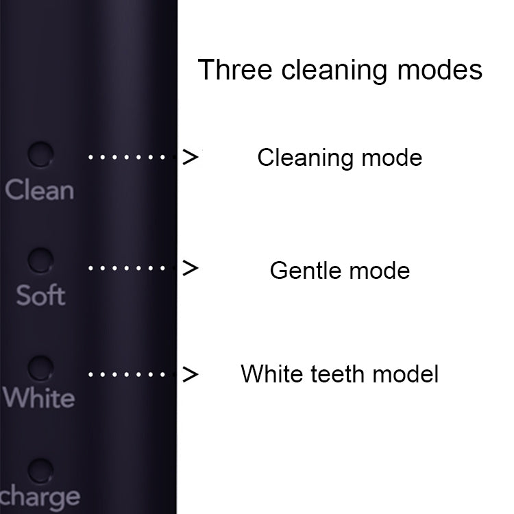 USB Wireless Charge Sonic Electric Toothbrush Adult Oral Hygiene Rechargeable Ultrasonic Tooth Brush with 4 Brush Heads