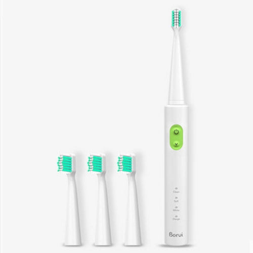USB Wireless Charge Sonic Electric Toothbrush Adult Oral Hygiene Rechargeable Ultrasonic Tooth Brush with 4 Brush Heads