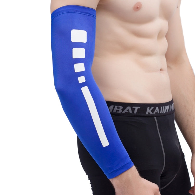 Men Outdoor Sports Elastic Breathable Anti-skid Elbow Arm Sleeve UV Protective Gear, Size: XL