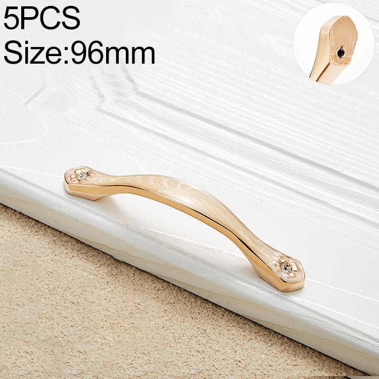 5 PCS 6571_96 Topaz Drawer Cabinet Handle