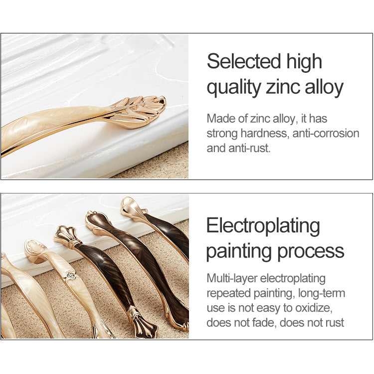 5 PCS 6582_96 Topaz Drawer Cabinet Handle