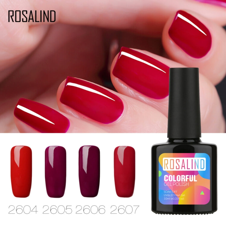ROSALIND Gel Polish Set UV Semi Permanent Nail Art Manicure Gel, Capacity: 10ml, 2606
