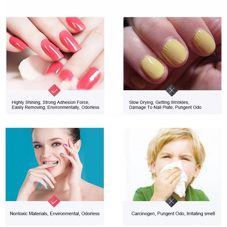 ROSALIND Gel Polish Set UV Semi Permanent Nail Art Manicure Gel, Capacity: 10ml, 2606