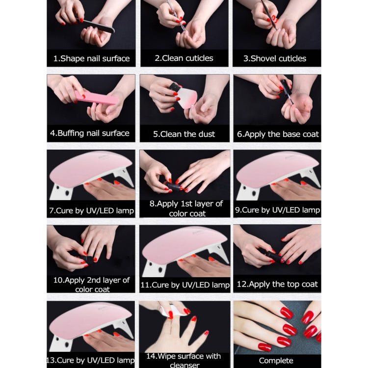 ROSALIND Gel Polish Set UV Semi Permanent Nail Art Manicure Gel, Capacity: 10ml, 2606