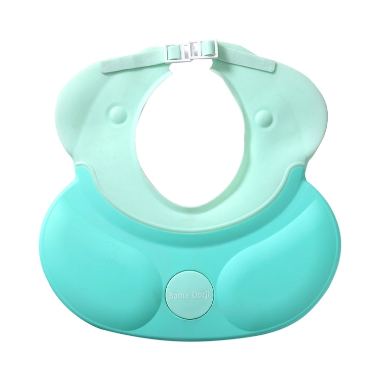 Hippo Shaped Adjustable Baby Children Silicone Shower Caps, Random Color Delivery