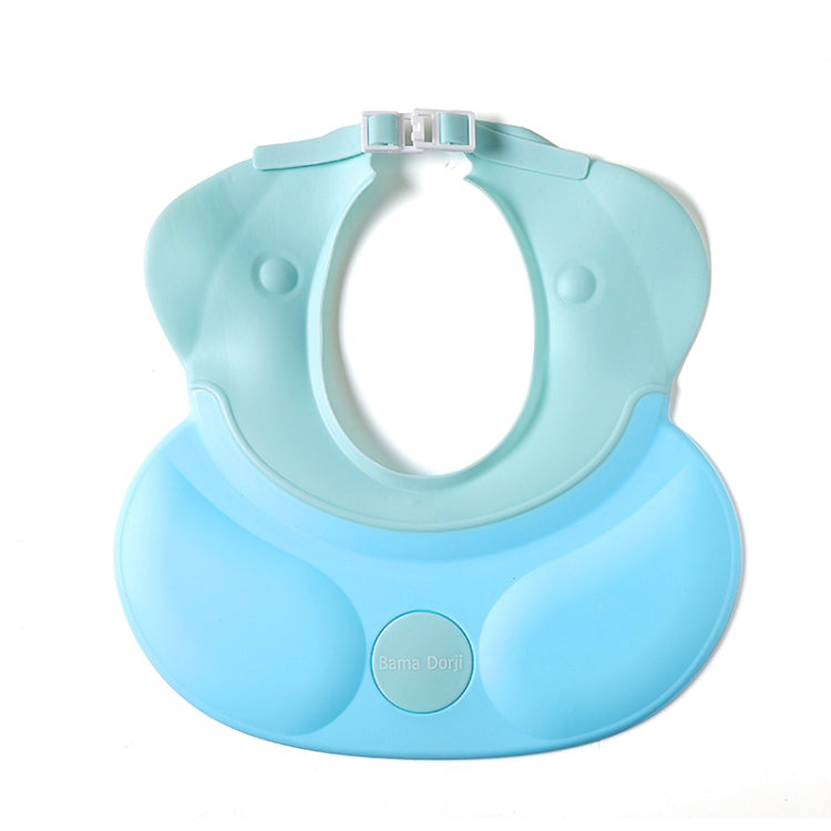Hippo Shaped Adjustable Baby Children Silicone Shower Caps, Random Color Delivery