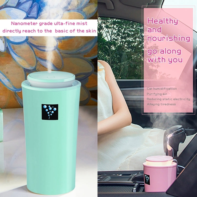 Small-3 2W Humidifier Moisture Meter Moisturizing Instrument with LED Night Light, Water Tank Capacity: 260ml