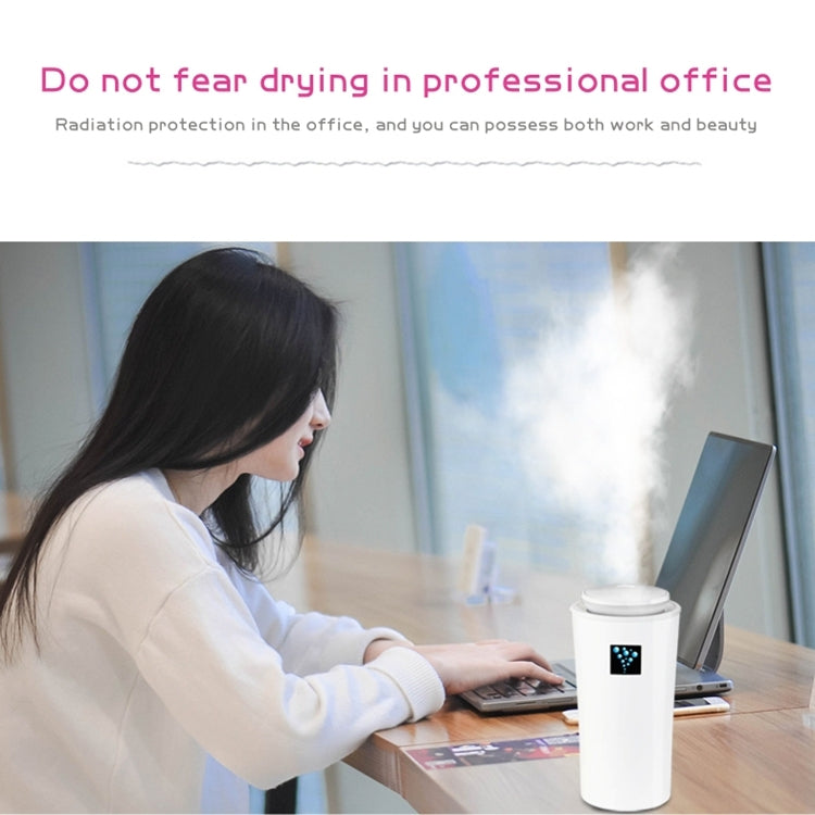 Small-3 2W Humidifier Moisture Meter Moisturizing Instrument with LED Night Light, Water Tank Capacity: 260ml