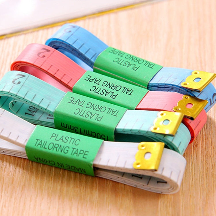 10 PCS 1.5m Long Multi-function Soft Tape Measure, Random Color Delivery