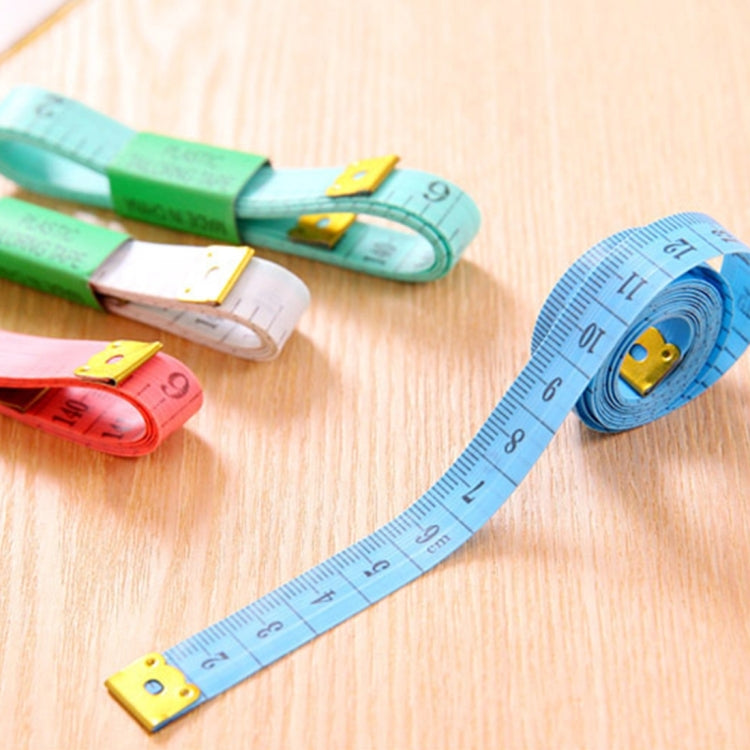 10 PCS 1.5m Long Multi-function Soft Tape Measure, Random Color Delivery