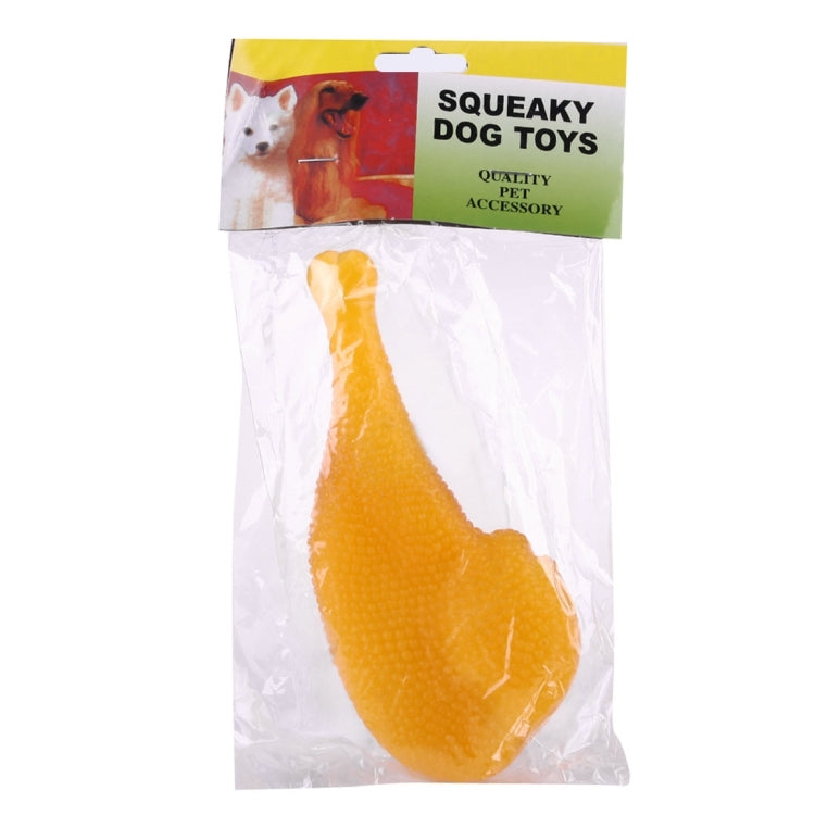 Chicken Drumstick Shape Squeaky Pet Toy