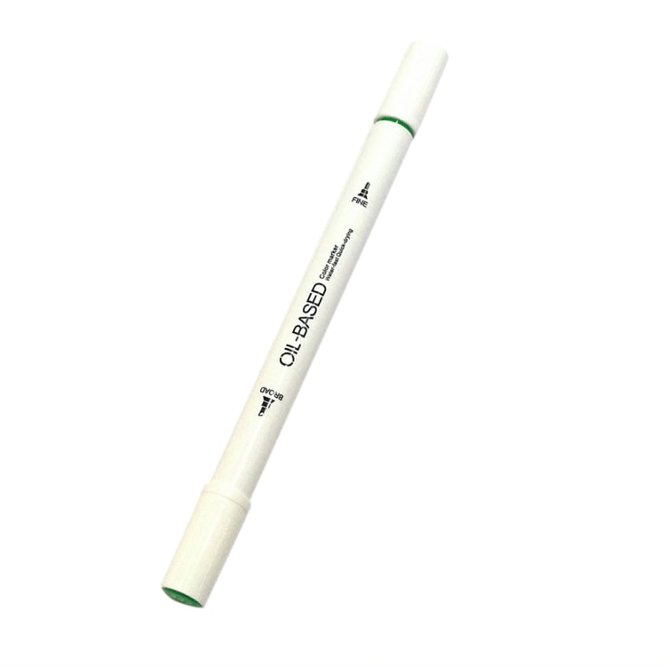 24 PCS Student Mark Pen Set Art Painting Double-Headed Oil Pen, 24 Colors