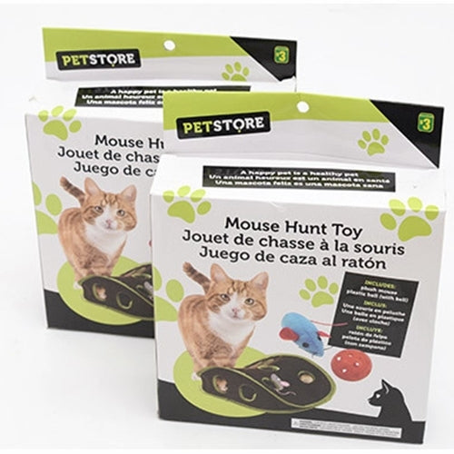 Funny Cat Toy Mouse Hole Stick With Bells Grasping Interactive Mouse Hunt Cat Toys