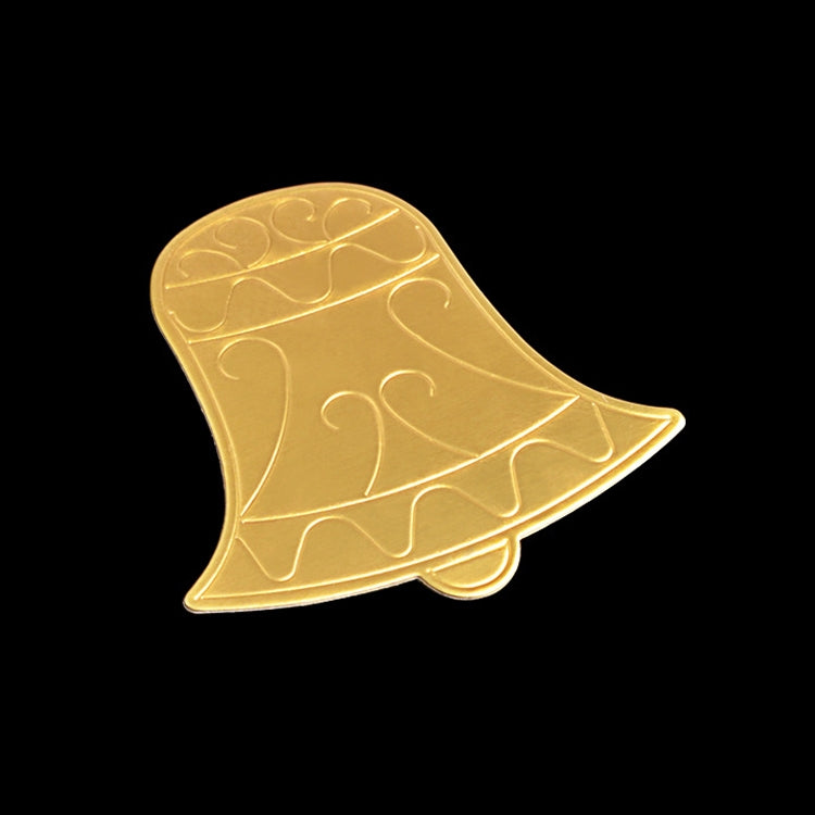 1000 PCS Bell Cake Cardboard Pad Thick Rigid Golden Cake Mousse Cake Mat