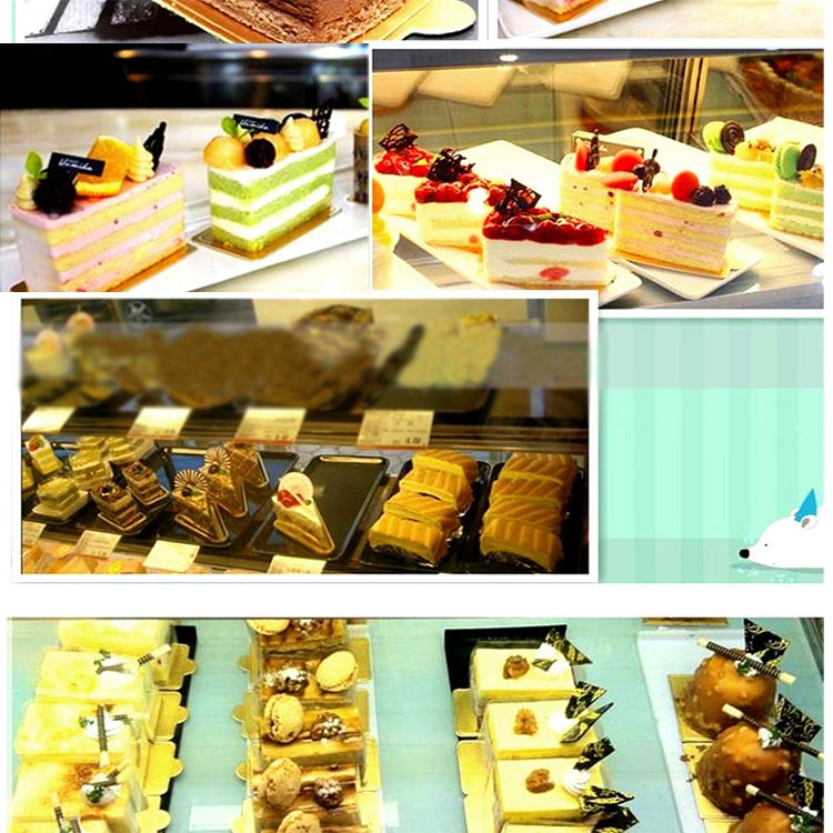 1000 PCS Bell Cake Cardboard Pad Thick Rigid Golden Cake Mousse Cake Mat