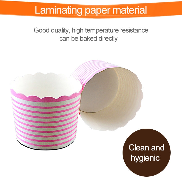 3000 PCS Round Lamination Cake Cup Muffin Cases Chocolate Cupcake Liner Baking Cup, Size: 7 x 6 x 5.5cm