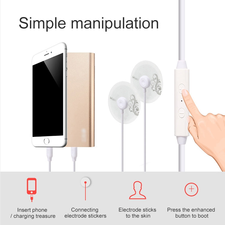 cs-36 Portable Pocket Smart Massage Paste Magic Sticker Massager, Cable Length: 1.35m
