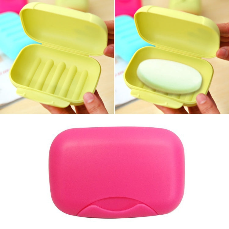 10 PCS Home Travel Soap Box Lock Sealed Waterproof Leakproof Soap Holder Case with Cover Soap Dishes Container,Random Color Delivery,Large,Size:11.5*7.5*4cm