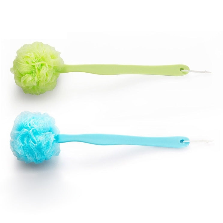 Long Handle Hanging Type Flower Bath Ball Bath Tubs Cool Ball Body Cleaning Mesh Shower Bath Brush,Random Color Delivery