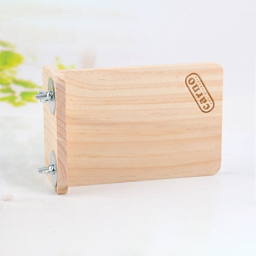 Pet Wooden Rectangular Springboard Hamster Small Pets Pedal Toys