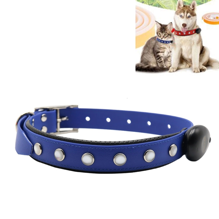 PVC Material Waterproof LED Light Adjustable Collar USB Rechargeable Pet Dogs Collar, Collar Size: 60*2.5 cm