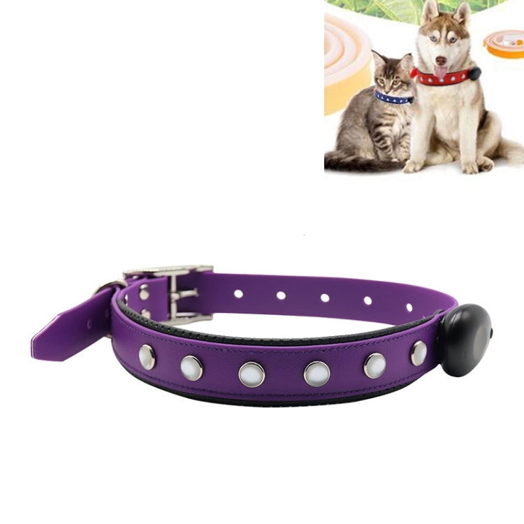 PVC Material Waterproof LED Light Adjustable Collar USB Rechargeable Pet Dogs Collar, Collar Size: 60*2.5 cm